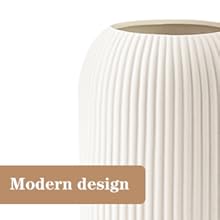 White ceramic vase